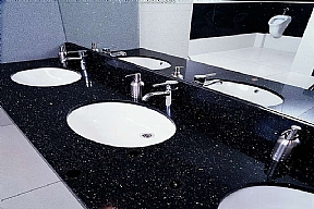 Siyah Belenco  Lavoba Banyo Tezgahları
