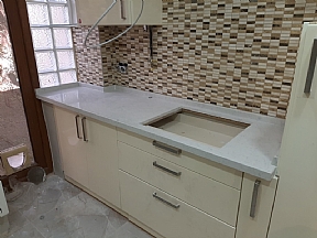 Kuvars İncisi Mutfak Tezgahı Modeli (Çimstone)