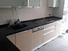 Bordo Kapaklı Membran Mutfak Dolabı Membran Mutfaklar